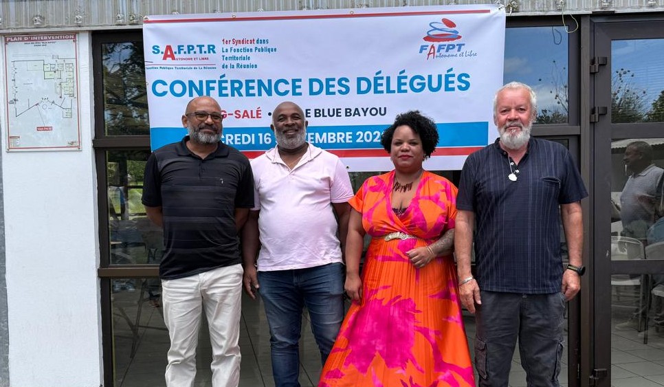 Saint-Paul : Dominique PETCHY et une équipe SAFPTR soudée, sur le terrain pour les agents